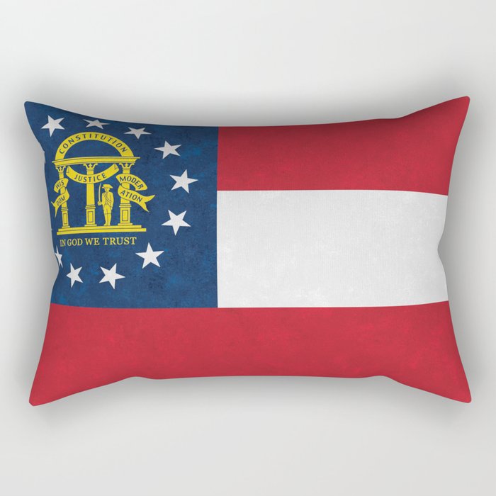 State Flag of Georgia Rectangular Pillow