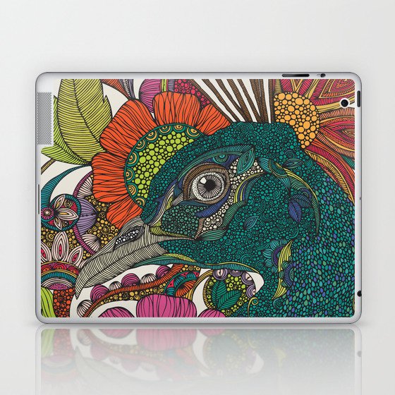 Alexis and the flowers Laptop & iPad Skin