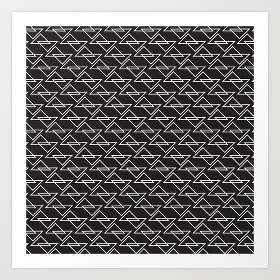 Zigzag Art Print