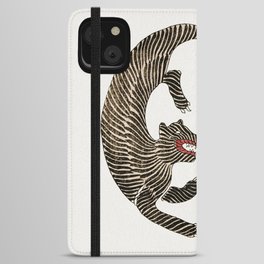 Japanese Tiger iPhone Wallet Case