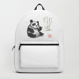 cute panda watercolor Backpack