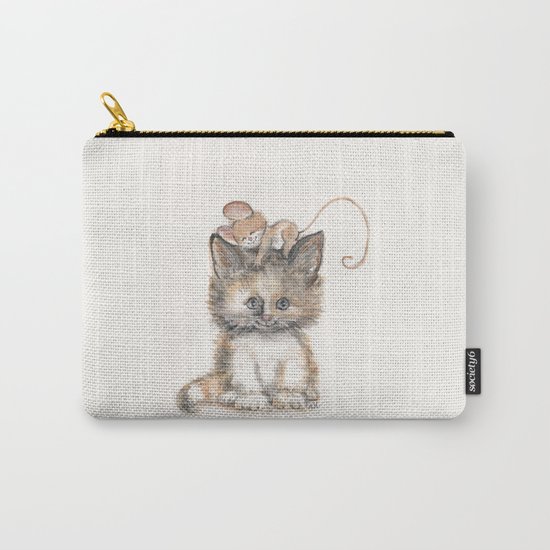 Cat and Mouse Carry-All Pouch