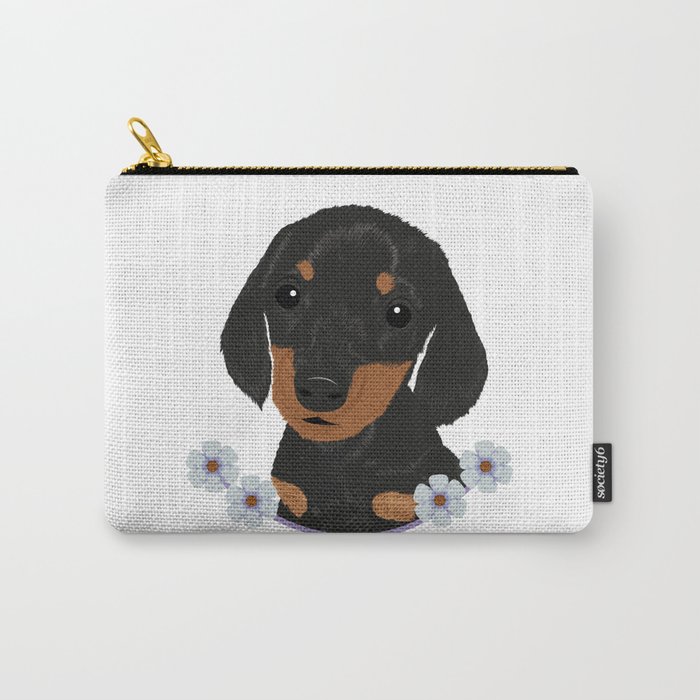 Cute semi realistic puppy Carry-All Pouch