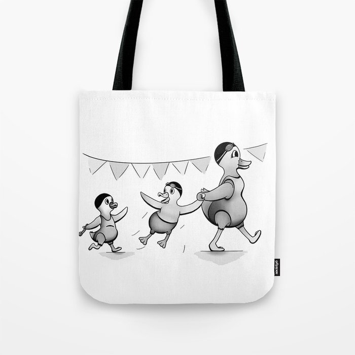 Ducks in a Row Tote Bag