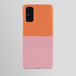 Peach Color Block Android Case