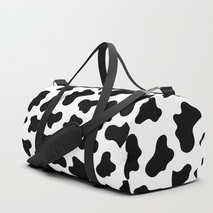Moo Cow Print Duffle Bag