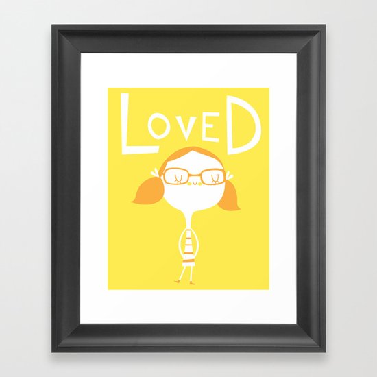 LOVED Framed Art Print