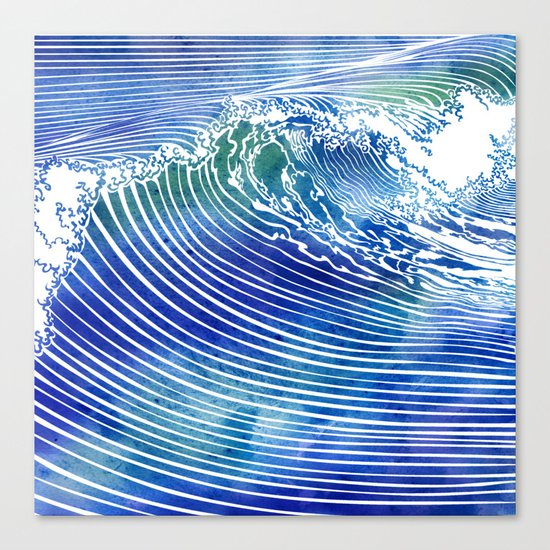 Atlantic Waves Canvas Print