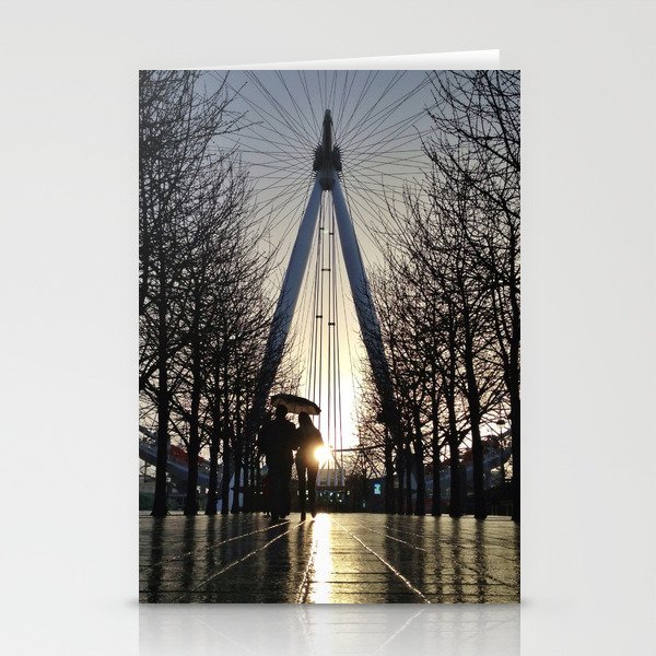 London Eye Sunset Stationery Cards