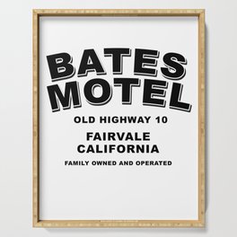 Psycho inspired Bates Motel logo Serving Tray