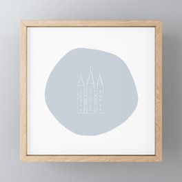 Salt Lake Temple Framed Mini Art Print