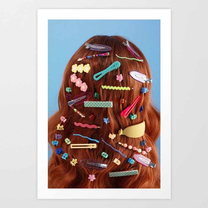 Hair Clip Collection Art Print