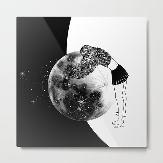 Waiting For The Night Metal Print