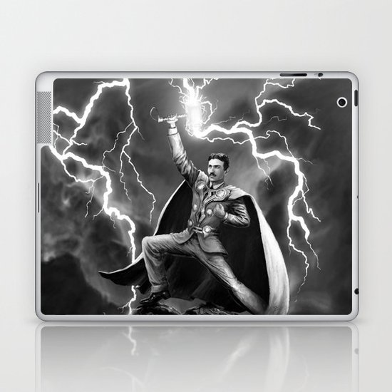 Tesla: God of Thunder Laptop & iPad Skin
