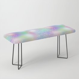 Pretty Holographic Glitter Rainbow Bench