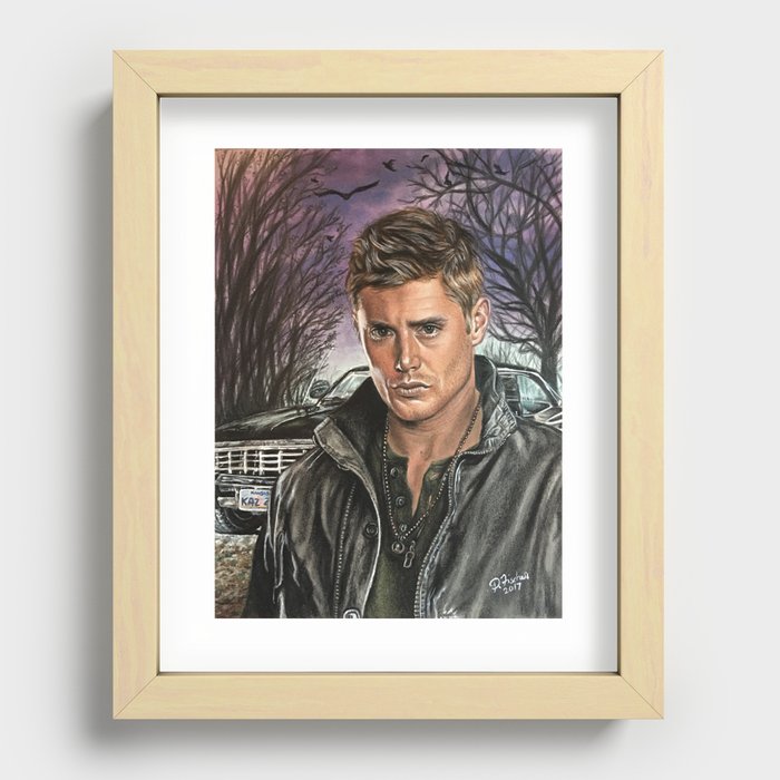 Dean  and Baby Recessed Framed Print