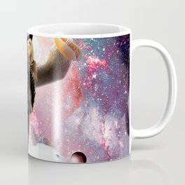 Cowboy Space Sloth Riding Axolotl - Hotdog Coffee Mug