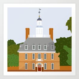 Governors Palace Williamsburg Art Print