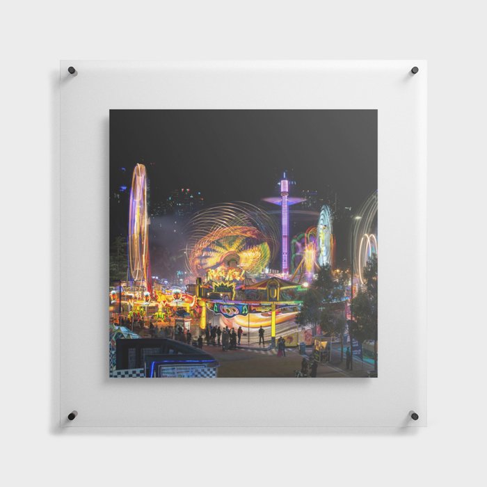 Fairground Attraction (diptych - left side) Floating Acrylic Print