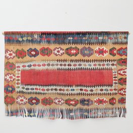 Obruk  Antique Konya Turkish Kilim Print Wall Hanging