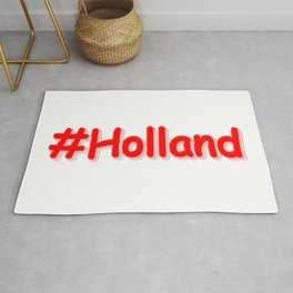 "#Holland" Cute Design. Buy Now Area & Throw Rug