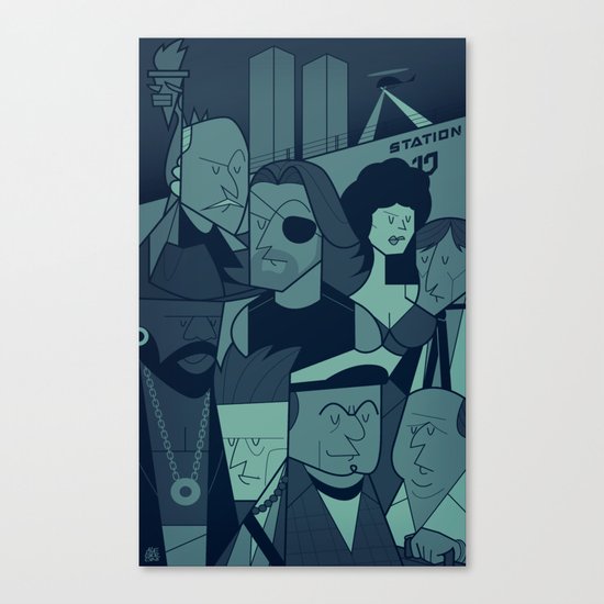 ESCAPE FROM NEW YORK Canvas Print