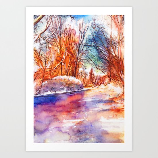 The sun can wait Art Print