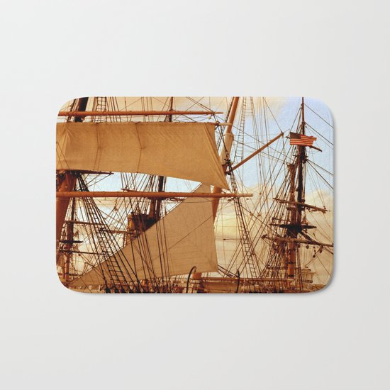 FULL STEAM AHEAD Bath Mat
