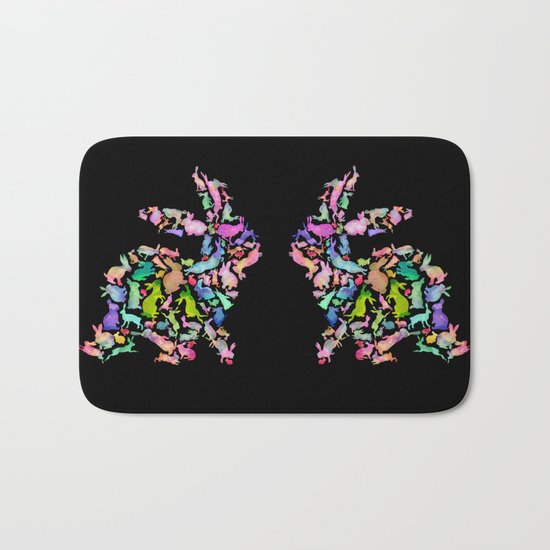 Soul Bunny - Spring Time - Dark Bath Mat