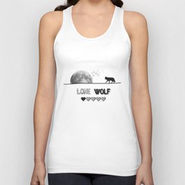 Lone Wolf | Lonely Wolf 1 Heart Tank Top