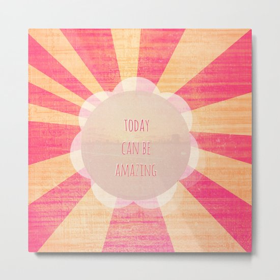 Friendly Reminder Metal Print