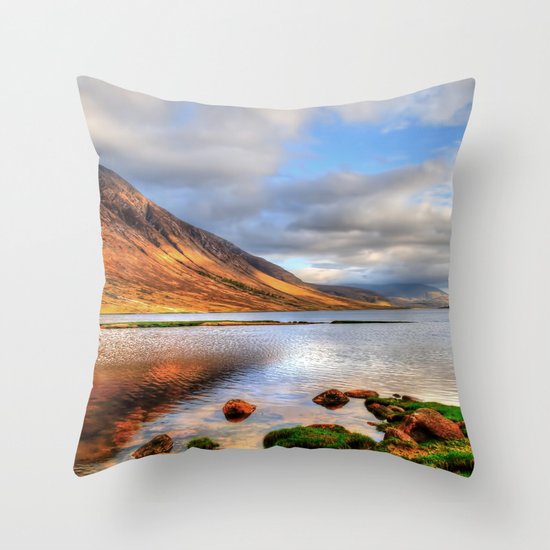 Loch Etive Throw Pillow