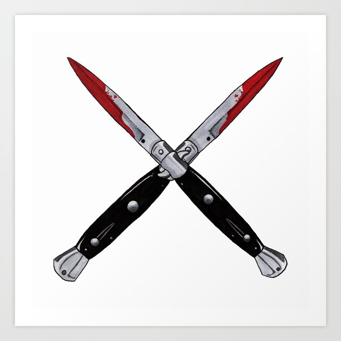 Switchblade Fights Art Print by frankie carreno | Society6