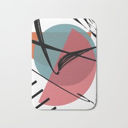 Torned Shackles Bath Mat | Modern, Graphicdesign, Pattern, Abstract, Art, Digital 