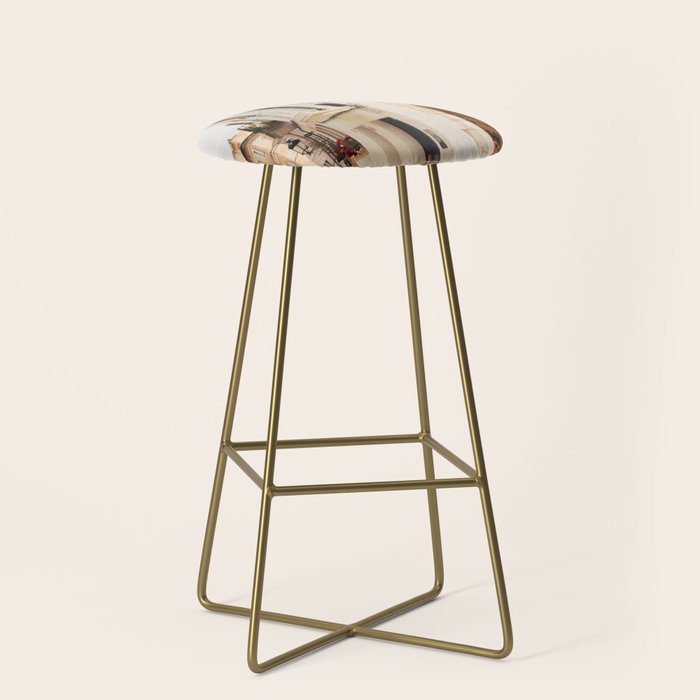 a european summer Bar Stool by keppford Society6