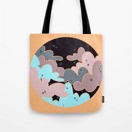 Blue Candy clouds Tote Bag