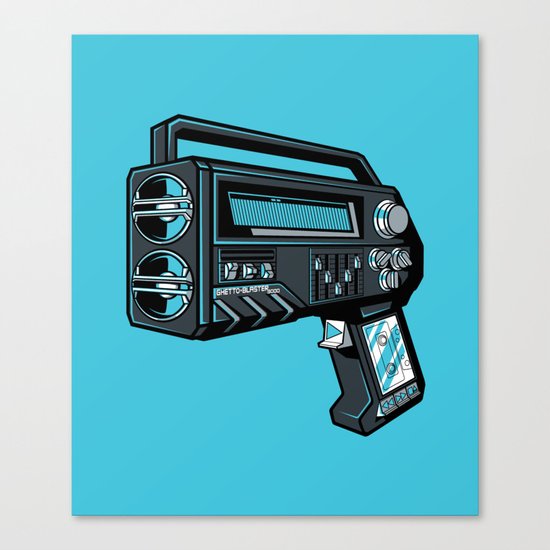 GHETTOBLASTER3000 Canvas Print