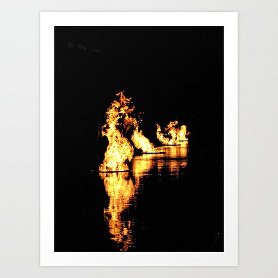 Flame Art Print