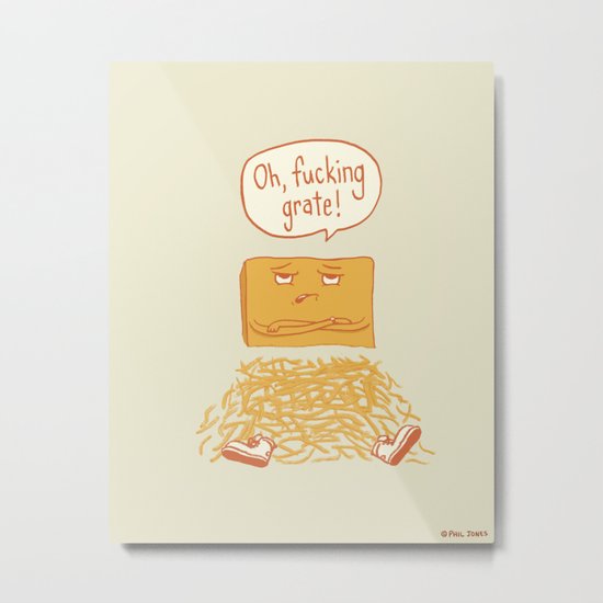 Fucking Grate Metal Print