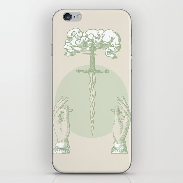 Coelitus impendet - green iPhone Skin