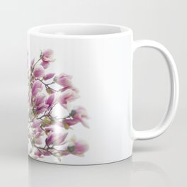 Pink and White Magnolia Blossoms Coffee Mug