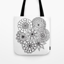 Equanimity / Flowers Tote Bag