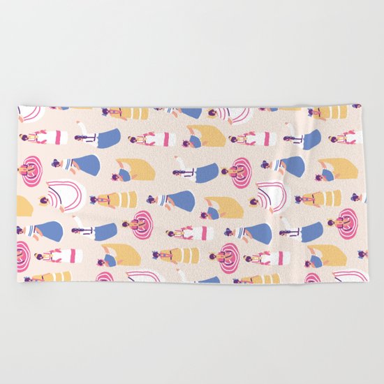 Panamanian Girls Beach Towel