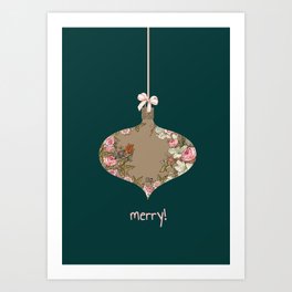 Christmas card Art Print
