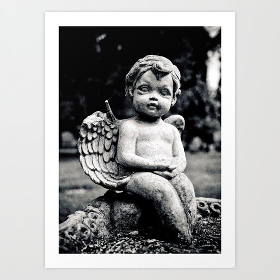 Forgotten angel Art Print