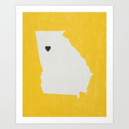 Georgia Love Art Print