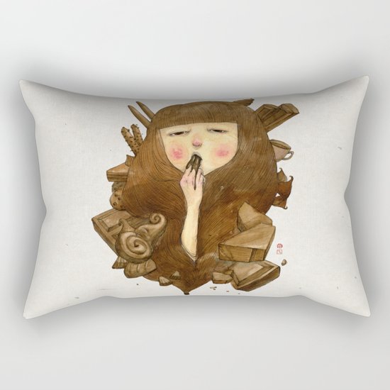 Chocoholic Rectangular Pillow