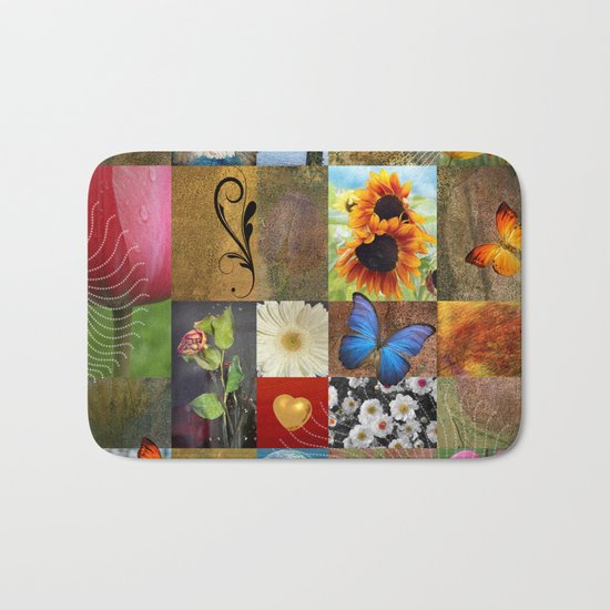 flowers Bath Mat