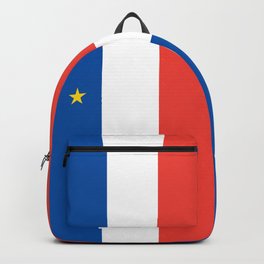 Flag of Acadia French Colony Backpack | Standard, Nova Scotia, White, Acadia, Maritimes, Emblem, Canada, Acadian, French, Maine 