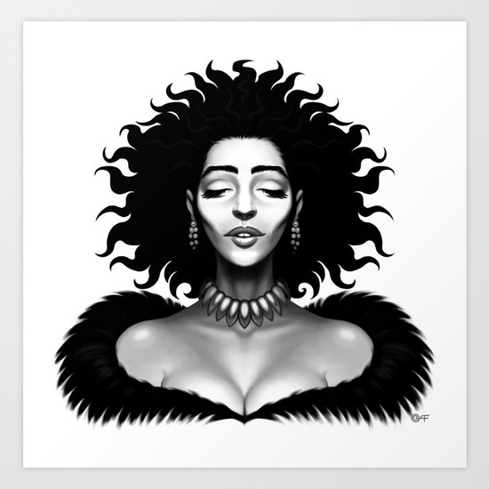 Madame Impact Art Print
